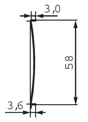 Cersanit Panel czołowy prawy/lewy Sicilia 160cm  (S401-039) 2