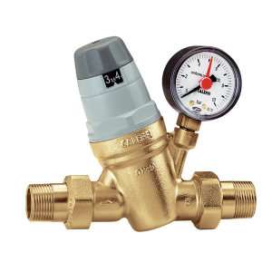Caleffi Regulator ciśnienia wody 3/4" 25Bar z manometrem (535051) 1