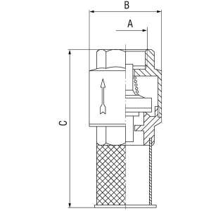 Ferro Zawór zwrotny z koszem ssącym 1/2" K20 2
