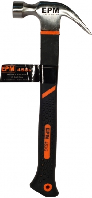 EPM Młotek stolarski rączka z tworzywa sztucznego 450g  (E-420-3080) 1