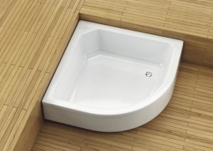 Brodzik Aquaform Plus półokrągły narożny 90 cm x 90 cm (26.200-18611) 1