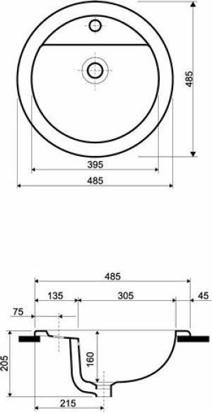 Umywalka Koło Verone 48,5cm (1585000) 2