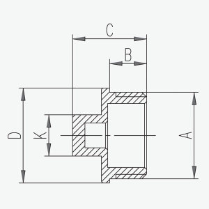 Ferro Korek mosiężny 1/2" KOR3Z 2