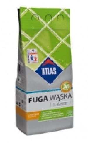 ATLAS Fuga Wąska drobnokruszywowa cementowa zaprawa do spoinowania szara 2kg (FW-F-035-02 W) 1