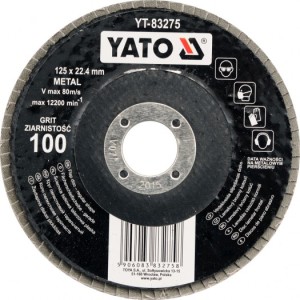 Yato Ściernica listkowa płaska P36 125mm (YT-83271) 1