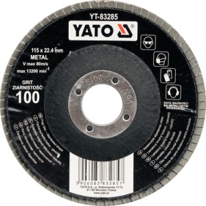 Yato Ściernica listkowa wypukła P36 115mm (YT-83281) 1
