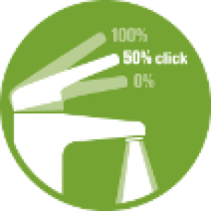 Bateria umywalkowa Roca Victoria stojąca chrom (A5A3125C00) 2