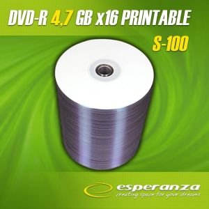 Esperanza DVD-R 4.7 GB 16x 100 sztuk (1300 - 5905784766522) 1