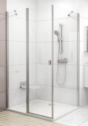 Ravak Kabina kwadratowa Chrome CRV2-100 szklo transparentne, profil aluminiowy połysk (1QVA0C00Z1) 1