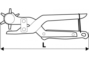 Topex Dziurkacz rewolwerowy Premium (32D424) 3