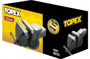 Topex Imadło ślusarskie z kowadłem 125mm 07A112 2
