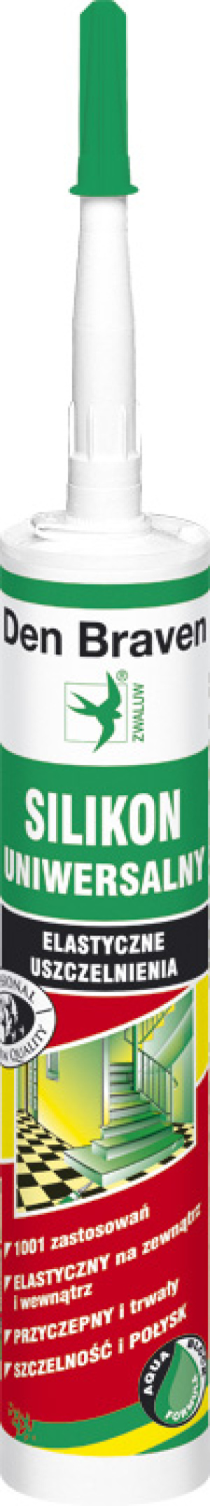 Den Braven Silikon uniwersalny czarny 310ml 1