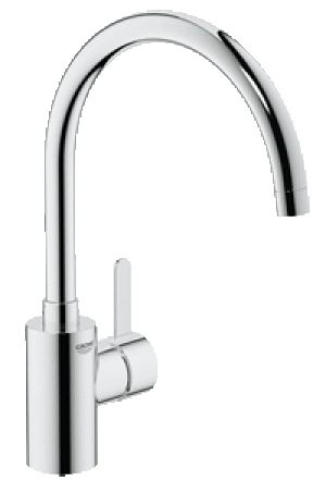 Bateria kuchenna Grohe Eurosmart Cosmopolitan stojąca chrom (32843000) 1