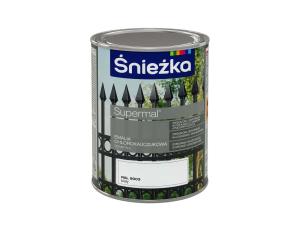 Śnieżka Emalia chlorokauczukowa czarna RAL 9005 0,9L 1