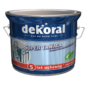 Dekoral Strong C emalia chlorokauczukowa żółta 1L 2