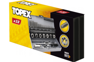 Topex Zestaw gwintowników i narzynek 32szt. (14A426) 2
