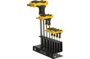 Topex Zestaw kluczy imbusowych hex typ T 2,5-10mm 8szt. (35D963) 1