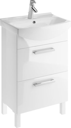 Cersanit Szafka podumywalkowa Melar 52cm biały połysk 1