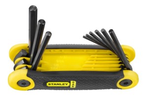 Stanley Zestaw kluczy imbusowych hex wielofunkcyjne 5/64-1/4" 9szt. (69-265) 2