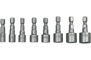 Topex nasadki wkrętaków 1/4 5-13 mm (39D387) 1