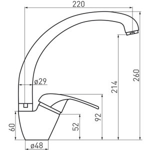 Bateria kuchenna Ferro Vasto stojąca chrom (BVA4A) 2