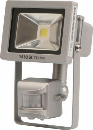 Naświetlacz Yato Reflektor diodowy 10W z czujnikiem ruchu YT-81801 1