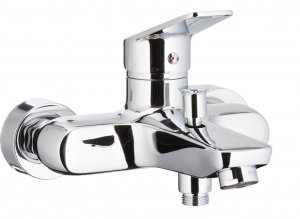 Bateria wannowa KFA Topaz ścienne chrom (4014-010-00) 3