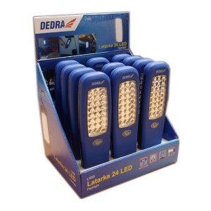 Dedra LED 24 podłużna z bateriami L1002 2
