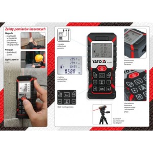 Yato Dalmierz laserowy 0,05-40m (YT-73125) 10