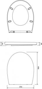 Deska sedesowa Cersanit Delfi (K98-0073) 2