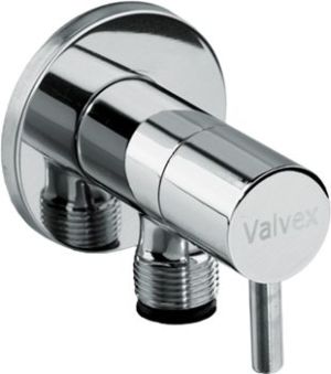 Valvex Zawór kątowy Vega z głowicą ceramiczną 1/2"x3/8"  (1482840) 1