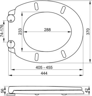 Deska sedesowa Fala  (75470) 6