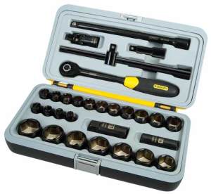 Zestaw narzędzi Stanley Zestaw kluczy nasadowych 1/2" 30szt. (1-94-662) 1