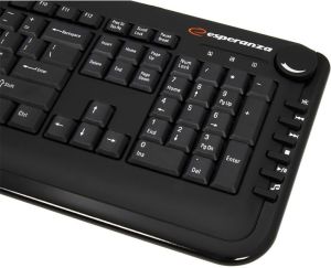 Klawiatura Esperanza Przewodowa Czarna US (EK111) 2