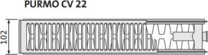 Purmo Grzejnik stalowy Ventil Compact 22 200 x 800mm (F072202008011300) 5