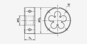 Fanar Narzynka DIN 22568 M12x1 6g HSS 800 N1-121001-0123 2