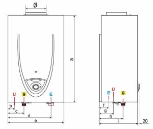 Przepływowy podgrzewacz wody Ariston Podgrzewacz przepływowy Fast Evo 11 Ont B (3632053/3632238) 2