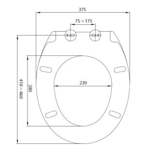 Deska sedesowa ESTIVA Estiva wolnoopadająca biała (ESTIVA) 11