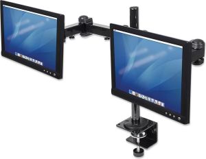 Manhattan PODWÓJNY UCHWYT BIURKOWY LED/LCD 13-24 CALI REGULOWANY (420808) 4