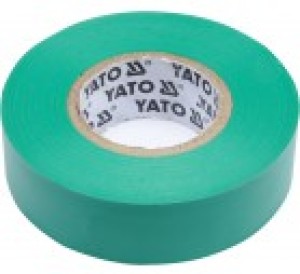 Yato Taśma elektroizolacyjna 15x0,13mm 20m PVC, izolacja-max 40kV zielona - YT-81595 1