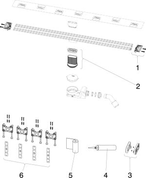 Viega Odpływ liniowy bez rusztu Advantix Vario 120cm (686277) 4
