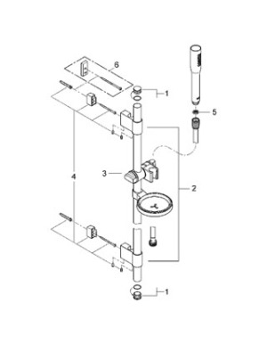 Zestaw prysznicowy Grohe Euphoria Cosmopolitan Stick przesuwny chrom (27368000) 3