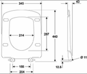 Deska sedesowa Koło Nova Pro (M30116000) 3