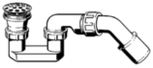 Syfon Viega Syfon wannowy z sitkiem  (312121) 2