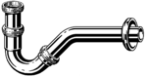 Syfon Viega rurowy 5/4" chrom (103781) 2