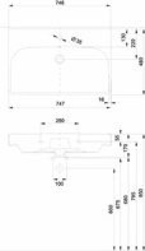 Umywalka Koło Traffic 75cm (L91175000) 2