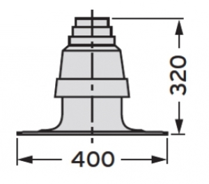 Vaillant Nasada komina 80mm - 303963 2