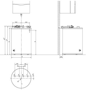 Piec gazowy Vaillant Kocioł gazowy jednofunkcyjny VC eco TEC PLUS J-F 206/5-5 kondensacyjny 0010011712 + Zasobnik VIH R120 - 0010011712-7 3