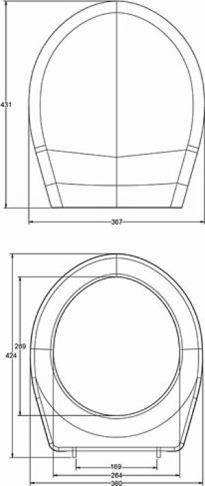 Deska sedesowa Koło Idol (10134-000) 2