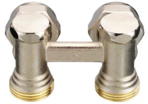 Danfoss Zawór grzejnikowy kątowy 1/2" RLV-KS odcinający (003L0222) 1